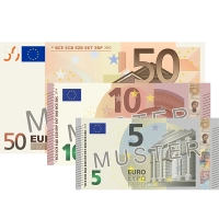 65 € Verrechnungsscheck